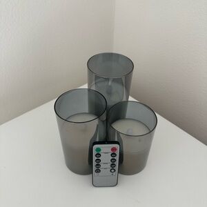 LED candles *comes with a remote to switch modes*